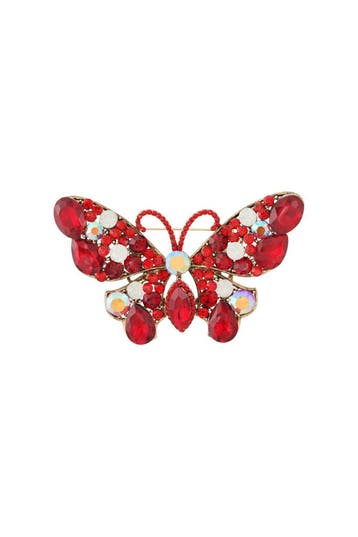 Goudlief Vlinder broche (Broches, Accessoires), Verzenden, Nieuw, Zwart, Overige materialen