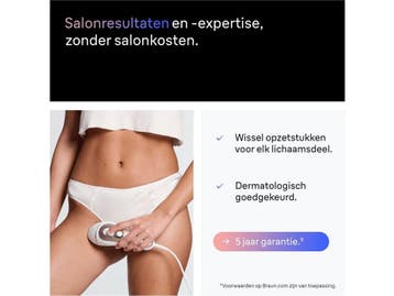 Braun Smart PL7253 - IPL Ontharingsapparaat - Slimme, Witgoed en Apparatuur, Persoonlijke-verzorgingsapparatuur, Verzenden, Nieuw