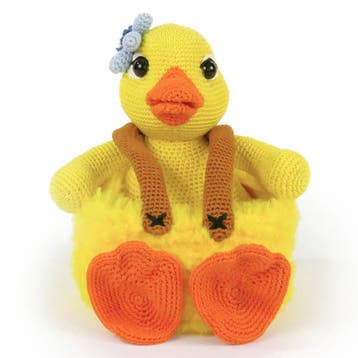 Eefje Eend Mandje Haken - Haakpret Anja Toonen - Haakpatro, Ophalen of Verzenden, Nieuw