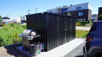 Zeecontainer , Demontabele container, Schuur,, Minder dan 250 cm, 200 tot 400 cm, Schuur, Nieuw