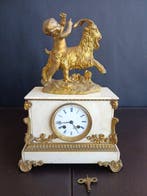 Tafel/bureauklokken - Brons, Marmer - 1850-1900 - Raingo