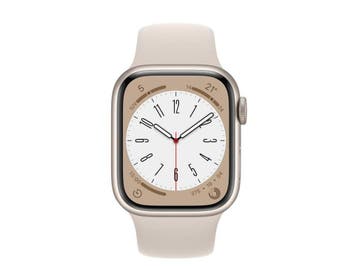 Apple Watch Series 8 - 41mm - Aluminium - Sterrenlicht - GPS, Verzenden, Zo goed als nieuw, Apple