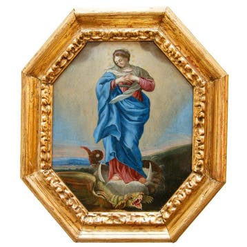 Pittore cortonesco (XVII) - Immacolata, Antiek en Kunst
