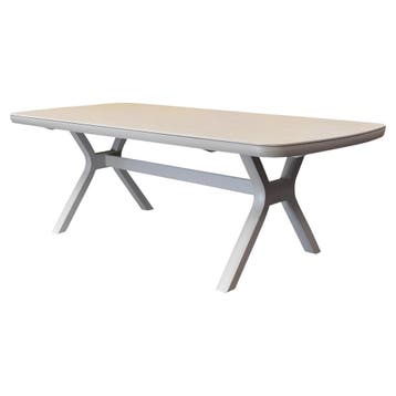 Vespera dining tuintafel 220x100xH74 cm latte, Ophalen of Verzenden, Nieuw