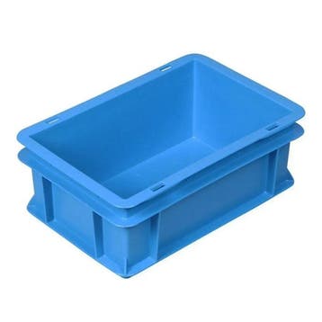 Stapelbak kunststof 300x200x120 mm 5 liter blauw, Ophalen of Verzenden, Nieuw, Kunststof
