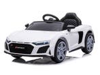 Audi R8 Kinderauto 12V | Wit | Scherpe Prijs, Ophalen of Verzenden, Nieuw, Overige typen