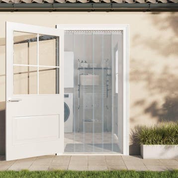 vidaXL Deurgordijn 300x2,6 mm 10 m PVC transparant, Verzenden, Nieuw