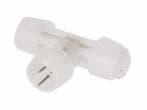 T-connector voor 9 meter LED slang - Transparant, Ophalen of Verzenden, Nieuw