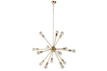 Hanglamp SPUTNIK 85 cm 14 armen goud - 41108, Ophalen of Verzenden, Nieuw