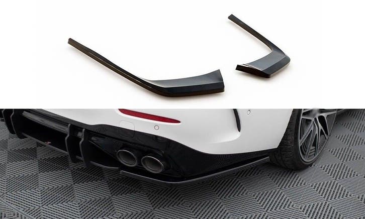 Rear Side Splitters voor Mercedes Benz W206 AMG Line, Auto diversen, Tuning en Styling, Ophalen of Verzenden