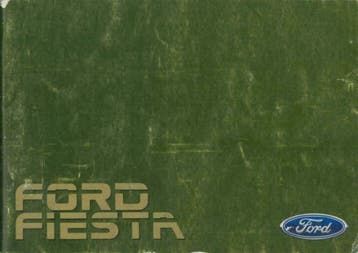 1985 Ford Fiesta Instructieboekje Handleiding Nederlands, Verzenden