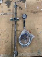 Bossini glijstang 70 cm met handdouche chroom gladde slang, Ophalen of Verzenden, Nieuw, Chroom, Bad