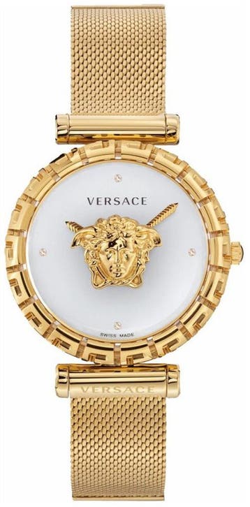 Versace VEDV01419 Palazzo Empire Greca Diamond dameshorloge, Overige merken, Staal, Verzenden, Polshorloge
