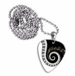 Plectrum ketting afbeelding van pianotoetsen en muzieknoten, Ophalen of Verzenden, Nieuw