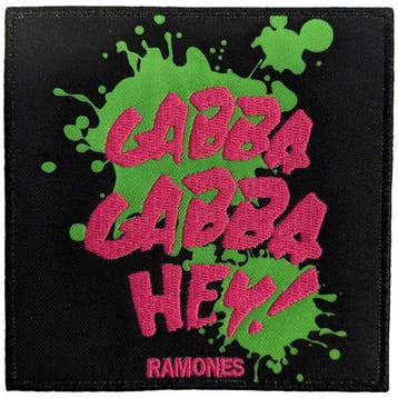 Ramones - Gabba Gabba Hey! - Patch officiële merchandise, Ophalen of Verzenden, Nieuw, Kleding