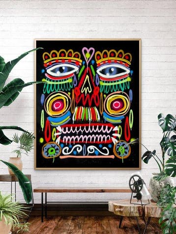 Nuno Barbedo (1983) - Tribal feelings (XL Size Painting)