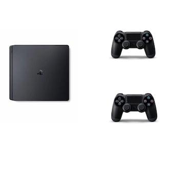 Playstation 4 500GB Slim + 2 Nieuwe Controllers (Third Pa..., Spelcomputers en Games, Spelcomputers | Sony PlayStation 4, Nieuw
