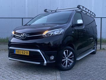 Toyota ProAce Worker 2.0 D-4D Professional | Leder | Treepla, Gebruikt, Zwart, Dealer onderhouden, Toyota