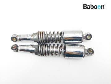 Achter Schokbreker Set Suzuki TU 125 1999 (TU125), Motoren, Onderdelen | Suzuki, Verzenden, Gebruikt