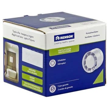 Renson - Renson 7123 kanaalventilator Ø150mm, Ophalen of Verzenden, Nieuw