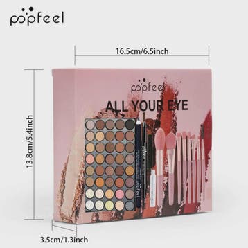 POPFEEL Complete Oog Make-up Set: 40 Kleuren Oogschaduw, Wen, Verzenden, Nieuw