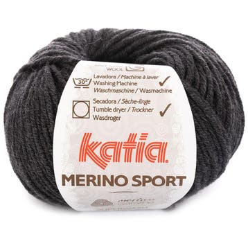 Katia Concept Merino Sport - 402 antracietgrijs - Wol Gare, Ophalen of Verzenden, Nieuw