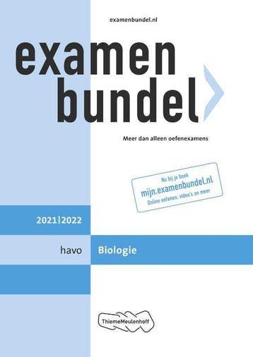 Examenbundel / havo Biologie 2021/2022 9789006491302, Boeken, Verzenden, Zo goed als nieuw