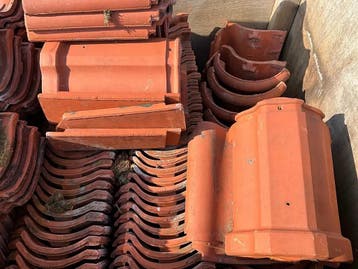 Lot dakpannen 130stuks Van Dordt incl bak (Diverse), Verzenden, Nieuw