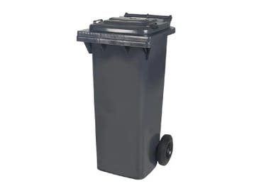 2-wiel kunststof afvalcontainer - 80 liter - grijs, Ophalen of Verzenden