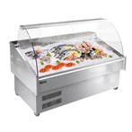 GGM Gastro | Visvitrine - 1500x880mm - gebogen ruit |, Verzenden, Nieuw in verpakking