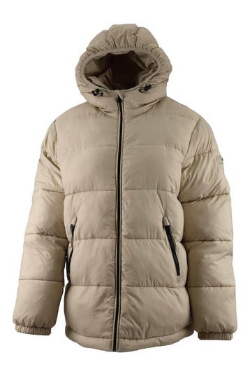 Napapijri Jas in maat M Beige, Napapijri, Verzenden, Zo goed als nieuw, Beige