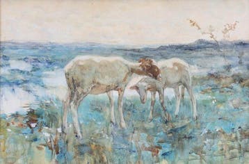 Willem Hendrik van der Nat (1864–1929) - Ram en ooi