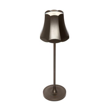 Retro tafellamp donkerbrons oplaadbaar IP44 - Granny, Verzenden, Nieuw