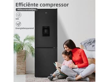 CHiQ FBM228NE4DE - Koel-vriescombinatie - 231 Liter - No, Verzenden, Zo goed als nieuw
