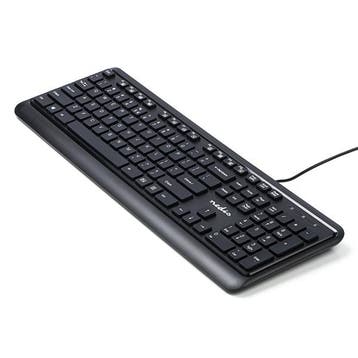 Toetsenbord | Nedis (USB interface, Multimediatoetsen), Verzenden, Nieuw, Nedis