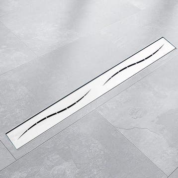 Douchegoot - Afvoerput - met sifonstrips - 90cm - RVS, Verzenden, Nieuw
