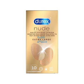 Durex Nude XL (10st), Verzenden, Nieuw