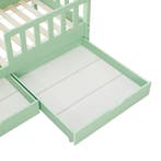 Kinderbed Marli - 80 x 160 cm - Mint - incl. lades, Kinderen en Baby's, Verzenden, Nieuw