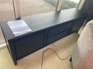 Lentaro tv- meubel, Ophalen, 150 tot 200 cm, Eikenhout, Nieuw