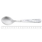RÖR Solingen RVS en Parelmoerkleurige Lepel 18,5 cm voor..., Ophalen of Verzenden, Nieuw, Rvs of Chroom, Bestekset