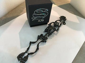 AJS - Memento Mori Skelet Hypoallergeen Chirurgisch Staal +, Antiek en Kunst