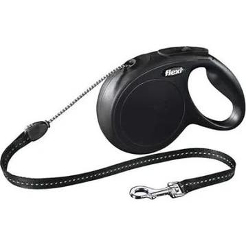 Flexi Classic Cord 8 meter Medium Zwart (Hondenriemen), Verzenden, Nieuw