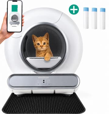 Automatische kattenbak -Zelfreinigende Kattenbak 65L, Verzenden, Nieuw