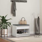 vidaXL Halbank Wit 63 x 38 x 45 cm Geïndustrialiseerd hout, Verzenden, Nieuw
