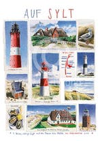Kunstdruk Andy Airfix - Auf Sylt 50x70cm, Verzenden, Nieuw