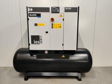 Schroefcompressor met koeldroger – 470L | 11 kW | 1580 l/min