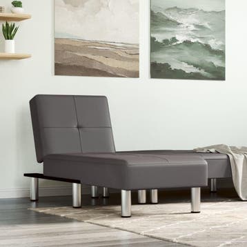 Chaise Longue Grijs | Retourdeal -34% | OP=OP, Huis en Inrichting, Banken | Sofa's en Chaises Longues, Eenpersoons, Ophalen of Verzenden