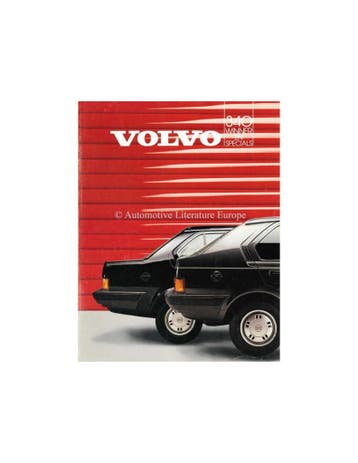 1986 VOLVO 340 WINNER & SPECIALS BROCHURE NEDERLANDS, Nieuw, Volvo, Author