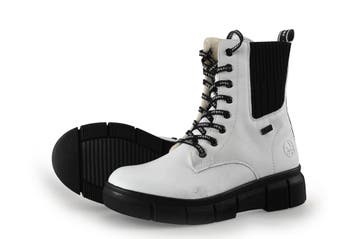 Rieker Veterboots in maat 36 Wit, Verzenden, Wit, Overige typen, Zo goed als nieuw