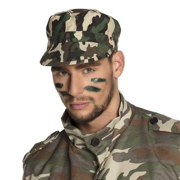 Soldaten Pet, Verzenden, Nieuw, Feestartikel